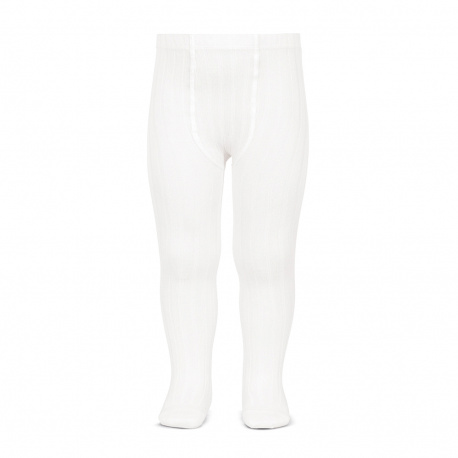Compra Basic rib tights WHITE en la tienda online Condor. Fabricado en España. Visita la sección RIBBED TIGHTS (62 colours) donde encontrarás más colores y productos que seguro que te enamorarán. Te invitamos a darte una vuelta por nuestra tienda online.