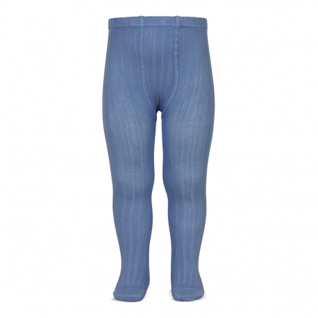 Buy Basic rib tights FRENCH BLUE in the online store Condor. Made in Spain. Visit the RIBBED TIGHTS (62 colours) section where you will find more colors and products that you will surely fall in love with. We invite you to take a look around our online store.