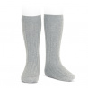 Buy Basic rib knee high socks ALUMINIUM in the online store Condor. Made in Spain. Visit the KNEE-HIGH RIBBED SOCKS section where you will find more colors and products that you will surely fall in love with. We invite you to take a look around our online store.