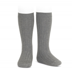 Basic rib knee high socks...