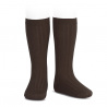 Buy Basic rib knee high socks BROWN in the online store Condor. Made in Spain. Visit the KNEE-HIGH RIBBED SOCKS section where you will find more colors and products that you will surely fall in love with. We invite you to take a look around our online store.