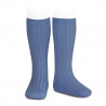 Compra Basic rib knee high socks FRENCH BLUE en la tienda online Condor. Fabricado en España. Visita la sección KNEE-HIGH RIBBED SOCKS donde encontrarás más colores y productos que seguro que te enamorarán. Te invitamos a darte una vuelta por nuestra tienda online.