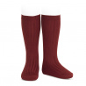 Buy Basic rib knee high socks BURGUNDY in the online store Condor. Made in Spain. Visit the KNEE-HIGH RIBBED SOCKS section where you will find more colors and products that you will surely fall in love with. We invite you to take a look around our online store.