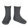 Buy Basic rib short socks ANTHRACITE in the online store Condor. Made in Spain. Visit the RIBBED SHORT SOCKS section where you will find more colors and products that you will surely fall in love with. We invite you to take a look around our online store.