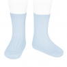 Compra Basic rib short socks BABY BLUE en la tienda online Condor. Fabricado en España. Visita la sección RIBBED SHORT SOCKS donde encontrarás más colores y productos que seguro que te enamorarán. Te invitamos a darte una vuelta por nuestra tienda online.