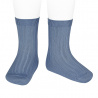 Buy Basic rib short socks FRENCH BLUE in the online store Condor. Made in Spain. Visit the RIBBED SHORT SOCKS section where you will find more colors and products that you will surely fall in love with. We invite you to take a look around our online store.