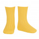 Compra Basic rib short socks YELLOW en la tienda online Condor. Fabricado en España. Visita la sección Ribbed (62 colours) donde encontrarás más colores y productos que seguro que te enamorarán. Te invitamos a darte una vuelta por nuestra tienda online.
