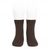 Buy Plain stitch basic short socks BROWN in the online store Condor. Made in Spain. Visit the SHORT PLAIN STITCH SOCKS section where you will find more colors and products that you will surely fall in love with. We invite you to take a look around our online store.