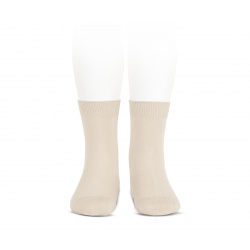 Elastic cotton short socks LINEN