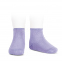 Elastic cotton ankle socks MAUVE
