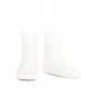 Elastic cotton ankle socks CREAM
