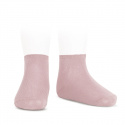 Elastic cotton ankle socks PALE PINK