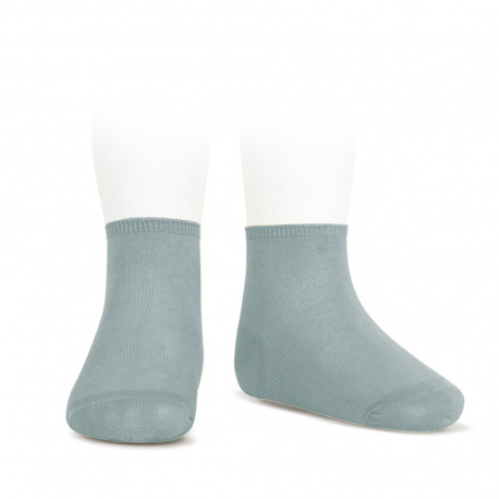 Elastic cotton ankle socks DRY GREEN