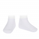 Elastic cotton trainer socks WHITE