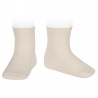 Buy Plain stitch short socks LINEN in the online store Condor. Made in Spain. Visit the SCHOOL SPECIAL SOCKS section where you will find more colors and products that you will surely fall in love with. We invite you to take a look around our online store.