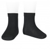 Buy Plain stitch short socks BLACK in the online store Condor. Made in Spain. Visit the SCHOOL SPECIAL SOCKS section where you will find more colors and products that you will surely fall in love with. We invite you to take a look around our online store.