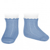 Buy Pattern short socks BLUISH in the online store Condor. Made in Spain. Visit the SPRING COTON BASIC BABY SOCKS section where you will find more colors and products that you will surely fall in love with. We invite you to take a look around our online store.