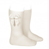 Buy Knee-high socks with grossgrain side bow LINEN in the online store Condor. Made in Spain. Visit the GROSGRAIN BOW SOCKS section where you will find more colors and products that you will surely fall in love with. We invite you to take a look around our online store.