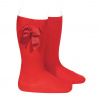 Buy Knee-high socks with grossgrain side bow RED in the online store Condor. Made in Spain. Visit the GROSGRAIN BOW SOCKS section where you will find more colors and products that you will surely fall in love with. We invite you to take a look around our online store.