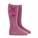 Knee-high socks with grossgrain side bow CASSIS