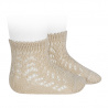 Buy Cotton openwork short socks LINEN in the online store Condor. Made in Spain. Visit the BABY OPENWORK SOCKS section where you will find more colors and products that you will surely fall in love with. We invite you to take a look around our online store.