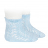 Buy Cotton openwork short socks BABY BLUE in the online store Condor. Made in Spain. Visit the BABY OPENWORK SOCKS section where you will find more colors and products that you will surely fall in love with. We invite you to take a look around our online store.