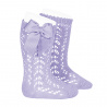 Buy Cotton openwork knee-high socks with bow MAUVE in the online store Condor. Made in Spain. Visit the BABY OPENWORK SOCKS section where you will find more colors and products that you will surely fall in love with. We invite you to take a look around our online store.