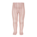 Perle openwork tights PALE PINK