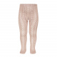 Perle openwork tights OLD ROSE