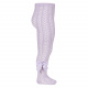 Openwork perle tights with side grossgrain bow MAUVE