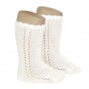 Buy Side openwork perle knee high socks BEIGE in the online store Condor. Made in Spain. Visit the BABY SPIKE OPENWORK SOCKS section where you will find more colors and products that you will surely fall in love with. We invite you to take a look around our online store.