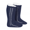 Buy Side openwork perle knee high socks NAVY BLUE in the online store Condor. Made in Spain. Visit the BABY SPIKE OPENWORK SOCKS section where you will find more colors and products that you will surely fall in love with. We invite you to take a look around our online store.