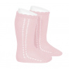 Buy Side openwork perle knee high socks PINK in the online store Condor. Made in Spain. Visit the BABY SPIKE OPENWORK SOCKS section where you will find more colors and products that you will surely fall in love with. We invite you to take a look around our online store.