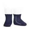 Buy Perle side openwork short socks NAVY BLUE in the online store Condor. Made in Spain. Visit the BABY SPIKE OPENWORK SOCKS section where you will find more colors and products that you will surely fall in love with. We invite you to take a look around our online store.