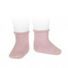 Buy Short socks with patterned cuff PALE PINK in the online store Condor. Made in Spain. Visit the WARM COTTON BASIC BABY SOCKS section where you will find more colors and products that you will surely fall in love with. We invite you to take a look around our online store.