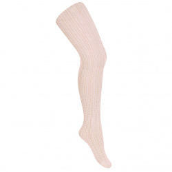 Openwork pantyhose PALE PINK