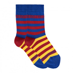 Buy Kids free spirit short socks with kodakstripes in the online store Condor. Made in Spain. Visit the SALES section where you will find more colors and products that you will surely fall in love with. We invite you to take a look around our online store.