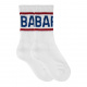 Kids terry short socks with barça letters
