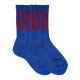 Kids terry short socks with barça letters