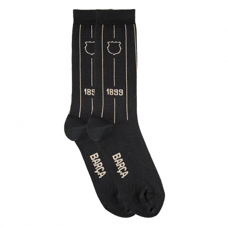 Men business short socks with vertical stripes