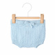 Openwork culotte with cord BABY BLUE