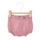 Openwork culotte with cord PALE PINK