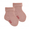 Buy Wool terry short socks with folded cuff MAKE-UP in the online store Condor. Made in Spain. Visit the BASIC WOOL BABY SOCKS section where you will find more colors and products that you will surely fall in love with. We invite you to take a look around our online store.