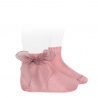 Buy Ceremony short socks with organza bow PALE PINK in the online store Condor. Made in Spain. Visit the LACE AND TULLE SOCKS section where you will find more colors and products that you will surely fall in love with. We invite you to take a look around our online store.