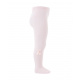 Baby cotton tights with small pompoms PINK