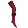Buy Side velvet bow tights GARNET in the online store Condor. Made in Spain. Visit the TIGHTS WITH BOWS section where you will find more colors and products that you will surely fall in love with. We invite you to take a look around our online store.