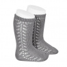 Buy Side openwork knee-high warm-cotton socks LIGHT GREY in the online store Condor. Made in Spain. Visit the WARM OPENWORK BABY SOCKS section where you will find more colors and products that you will surely fall in love with. We invite you to take a look around our online store.