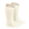 Buy Side openwork knee-high warm-cotton socks BEIGE in the online store Condor. Made in Spain. Visit the WARM OPENWORK BABY SOCKS section where you will find more colors and products that you will surely fall in love with. We invite you to take a look around our online store.