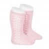 Buy Side openwork knee-high warm-cotton socks PINK in the online store Condor. Made in Spain. Visit the WARM OPENWORK BABY SOCKS section where you will find more colors and products that you will surely fall in love with. We invite you to take a look around our online store.