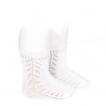 Buy Baby side openwork short socks WHITE in the online store Condor. Made in Spain. Visit the WARM OPENWORK BABY SOCKS section where you will find more colors and products that you will surely fall in love with. We invite you to take a look around our online store.